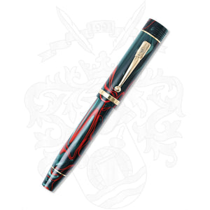 Conway Stewart Winston Red Whirl Fountain Pen