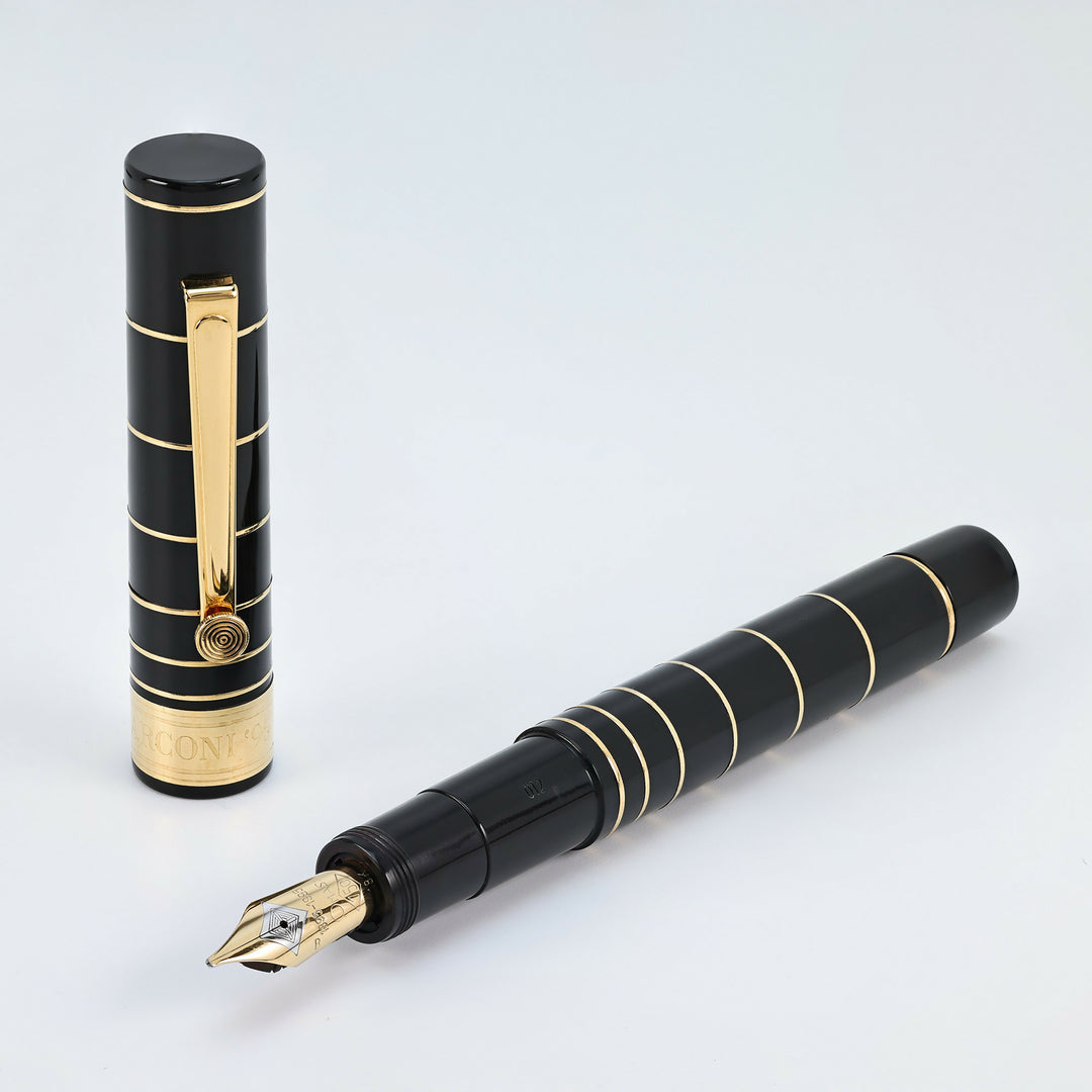 OMAS MARCONI 100 ANNIVERSARY OF THE RADIO Fountain Pen - Charcoal