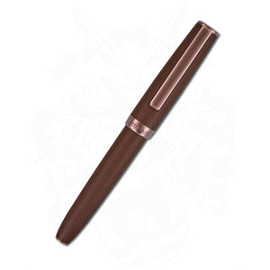 Ottohutt Design 07 guilloche Brown PVD Rollerball