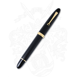 Omas Ogiva Black With Gold Trim Fountain Pen