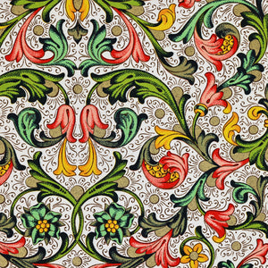 Verdant Arabesque Folded Card Set (10ct.) 3.33"x 5.12" I Rossi 1931 Italian Stationery