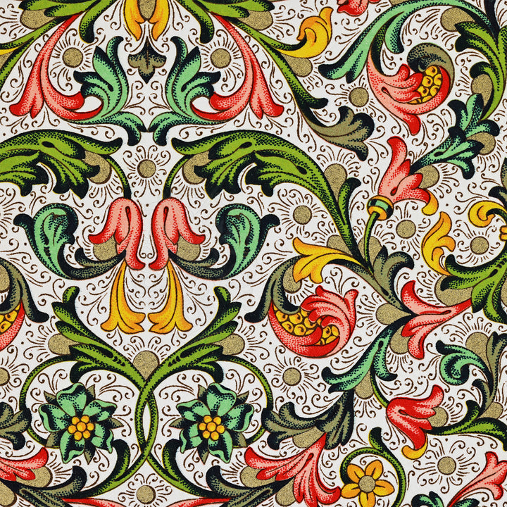 Verdant Arabesque Folded Card Set (10ct.) 3.33"x 5.12" I Rossi 1931 Italian Stationery