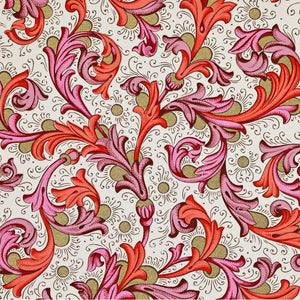 Florentine Rosso Folded Card Set (10ct.) 3.33"x 5.12" I Rossi 1931 Italian Stationery
