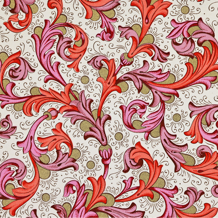 Florentine Rosso Folded Card Set (10ct.) 3.33"x 5.12" I Rossi 1931 Italian Stationery
