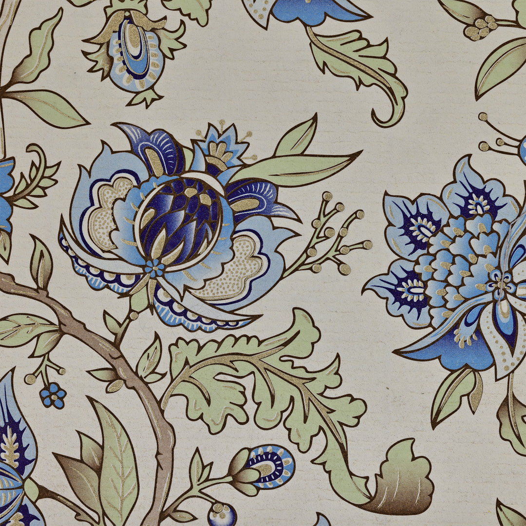 Blue Floral Folded Cards 3.33" x 5.12" (10ct.) | Rossi 1931 Italian Stationery