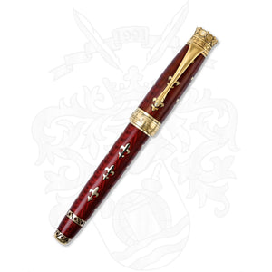 Michel Perchin Red Fleur De Lis