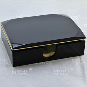 Montblanc Desk Paper Box - Solitaire Series Black & Gold