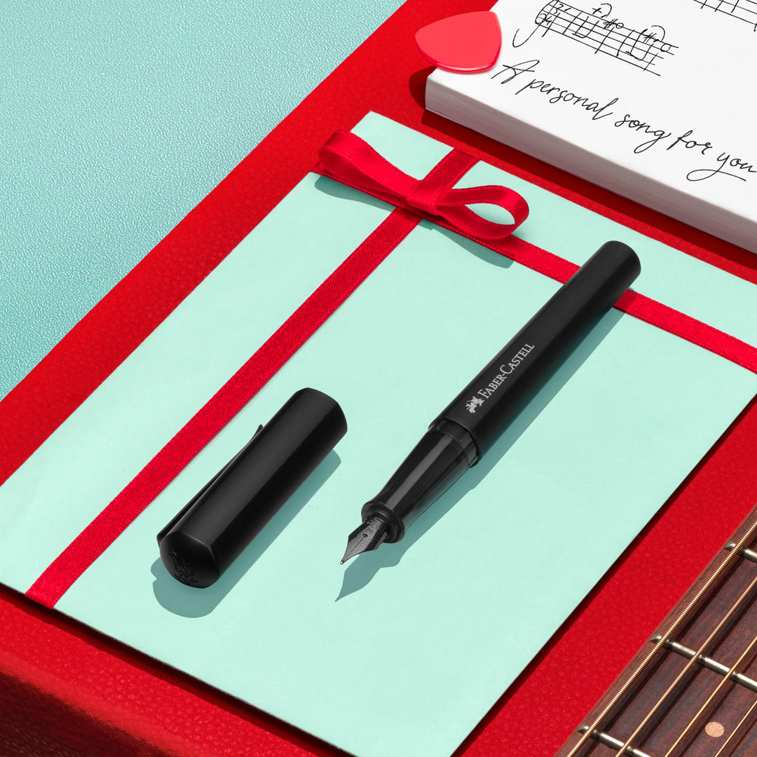 Faber-Castell Design Hexo Matte Black Fountain Pen