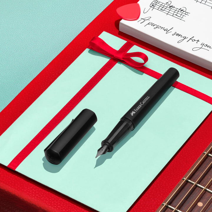 Faber-Castell Design Hexo Matte Black Fountain Pen