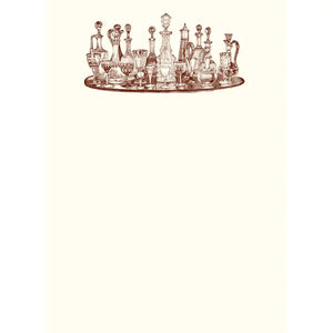 Alexa Pulitzer Cocktails Anyone Note Card with Plain Envelope