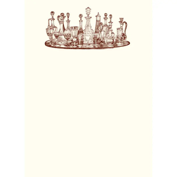 Alexa Pulitzer Cocktails Anyone Note Card with Plain Envelope