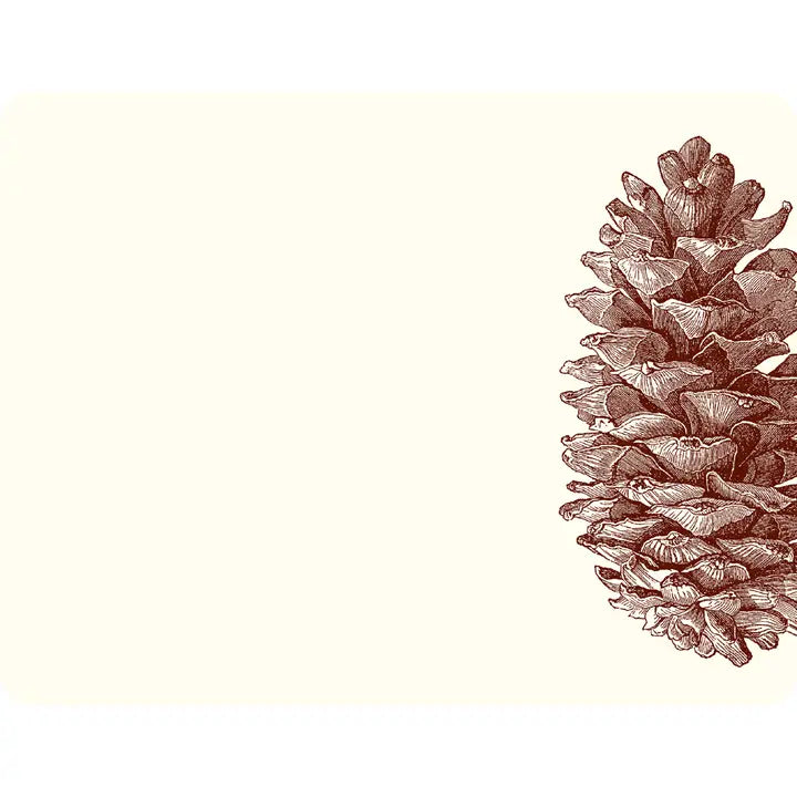 Alexa Pulitzer Pinecone Note Card with Plain Envelope