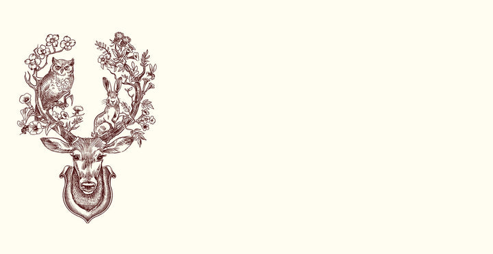 Alexa Pulitzer Into the Woods Monarch Note Card with Plain Envelope