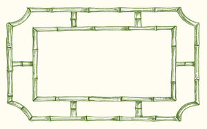 Alexa Pulitzer Bamboo Lattice Place Card