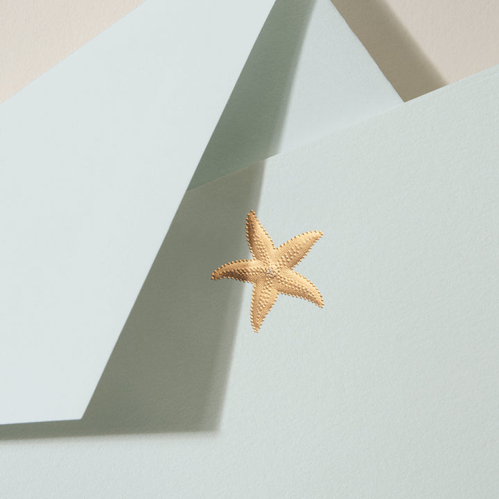 Crane Starfish Note Cards &amp; Envelopes
