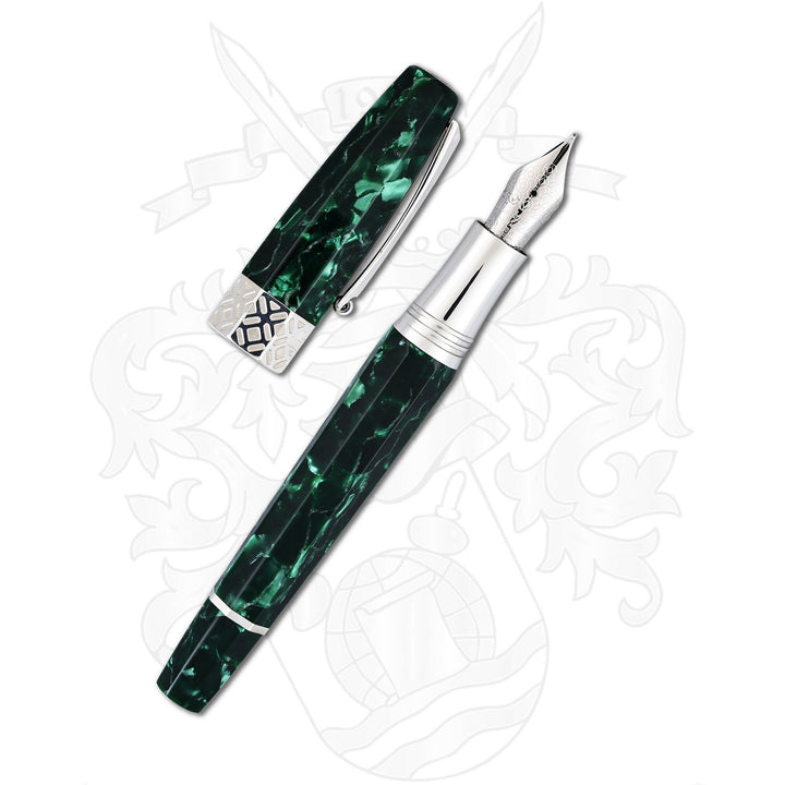 Montegrappa Extra Otto Malachite Green Limited Edition Fountain Pen