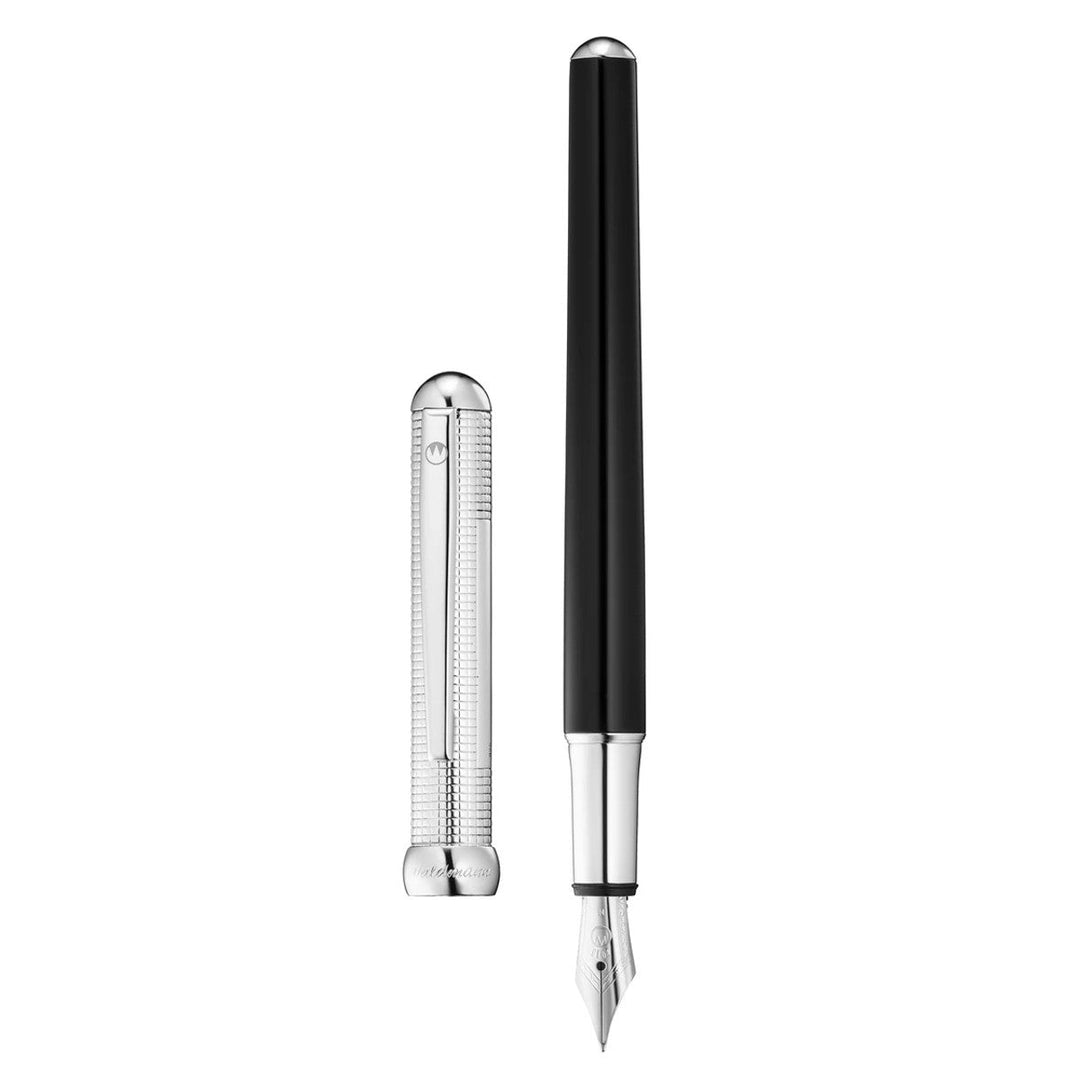 Waldmann Chess Fountain Pen - Steel