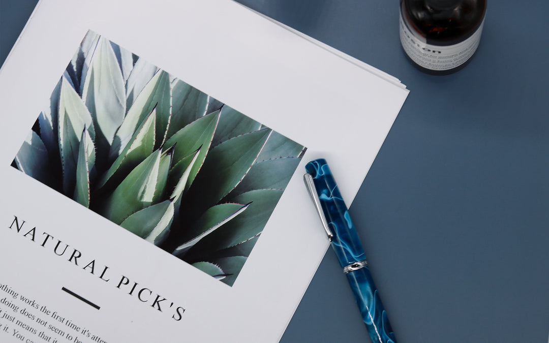 Nahvalur Original Fountain Pen - Poseidon Blue