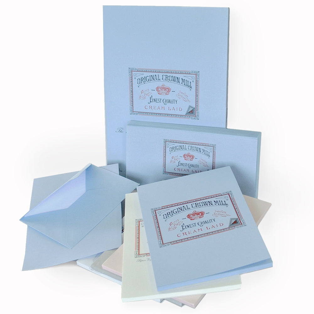 Classic Laid 50 Sheet Writing Pad-A4 | Original Crown Mill