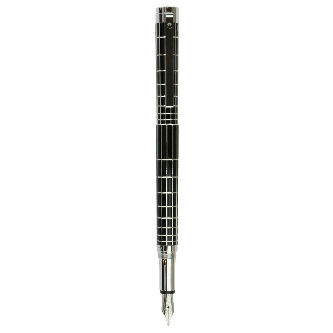 Waldmann Xetra Fountain Pen - Patterned Lacquer - Steel
