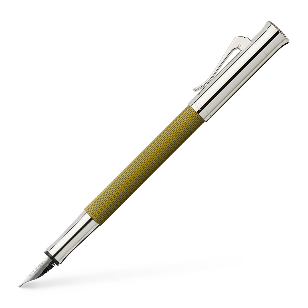 Graf von Faber-Castell Guilloche Olive Green Fountain Pen