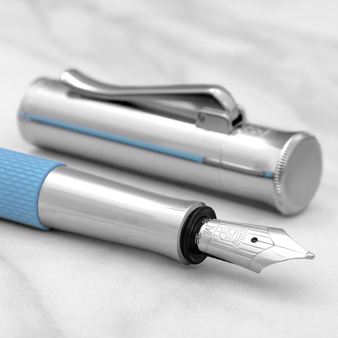 Graf von Faber-Castell Guilloche Gulf Blue Fountain Pen