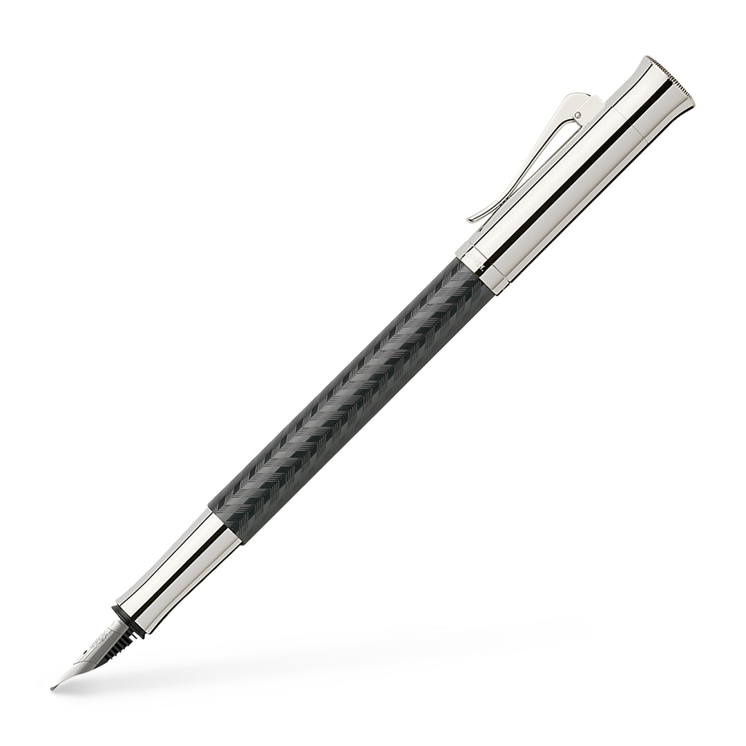 Graf von Faber-Castell Guilloche Black Chevron Fountain Pen