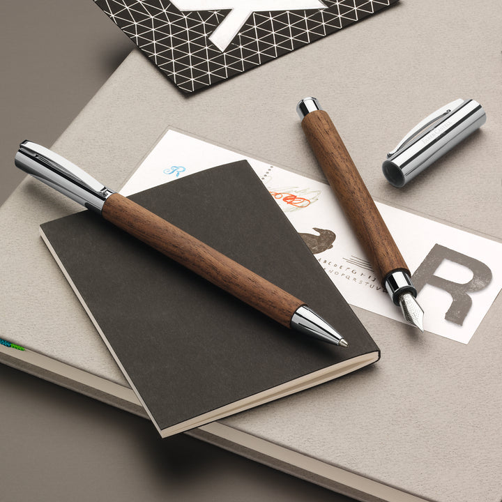 Faber-Castell Ambition Walnut Fountain Pen