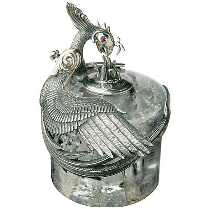 Montegrappa Eternal Bird Inkwell Sterling Silver 