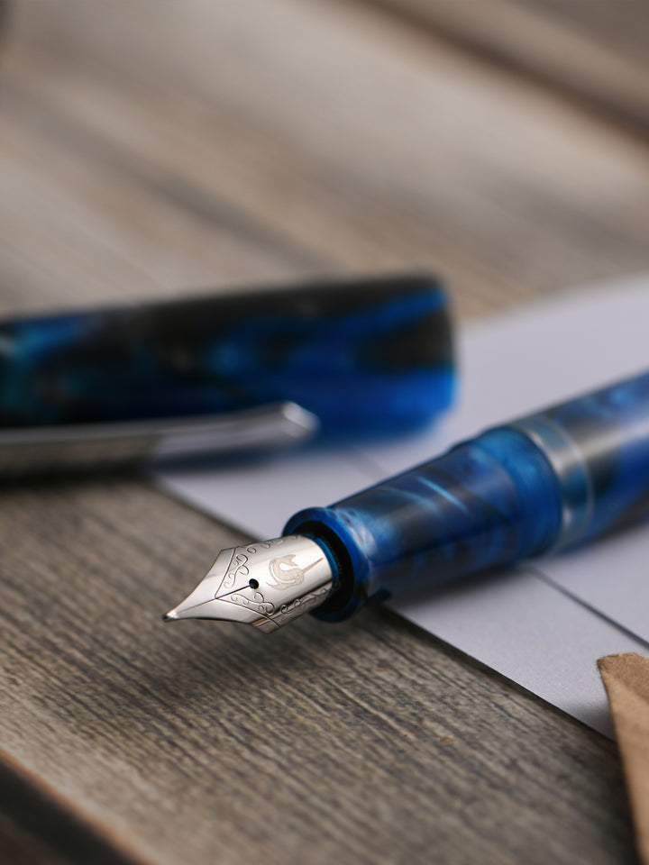 Nahvalur Schuylkill Fountain Pen - Marlin Blue