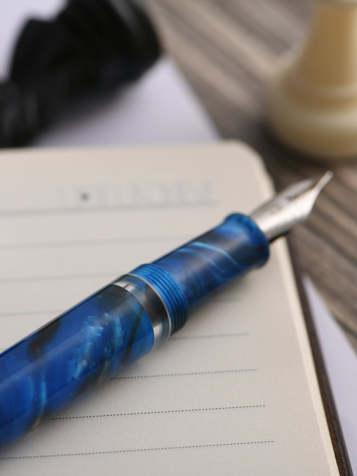 Nahvalur Schuylkill Fountain Pen - Marlin Blue