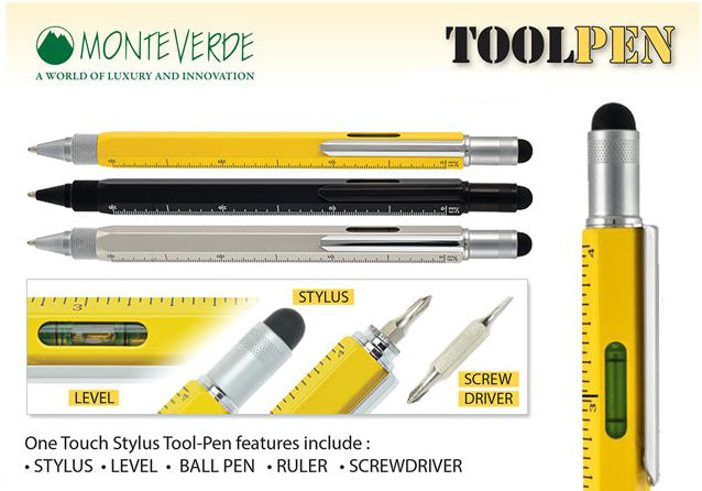 Ballpoint Tool Pen - Yellow