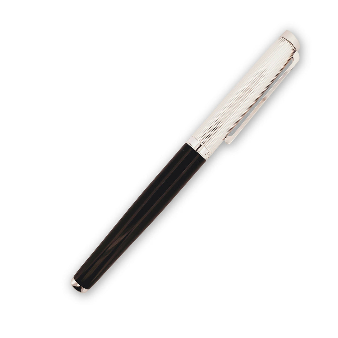Waldmann Tuscany Fountain Pen - Silver - 18K Gold