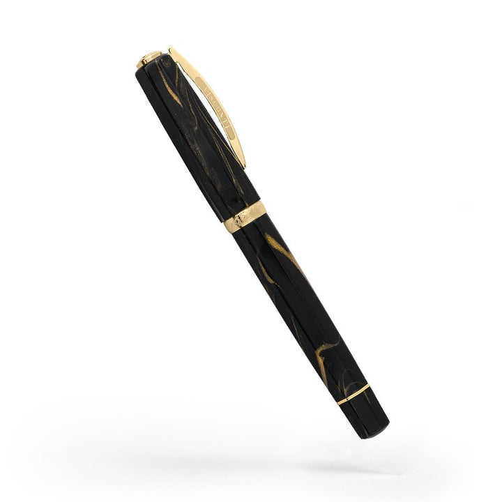 Visconti Medici Rollerball Pen - Black Basilica