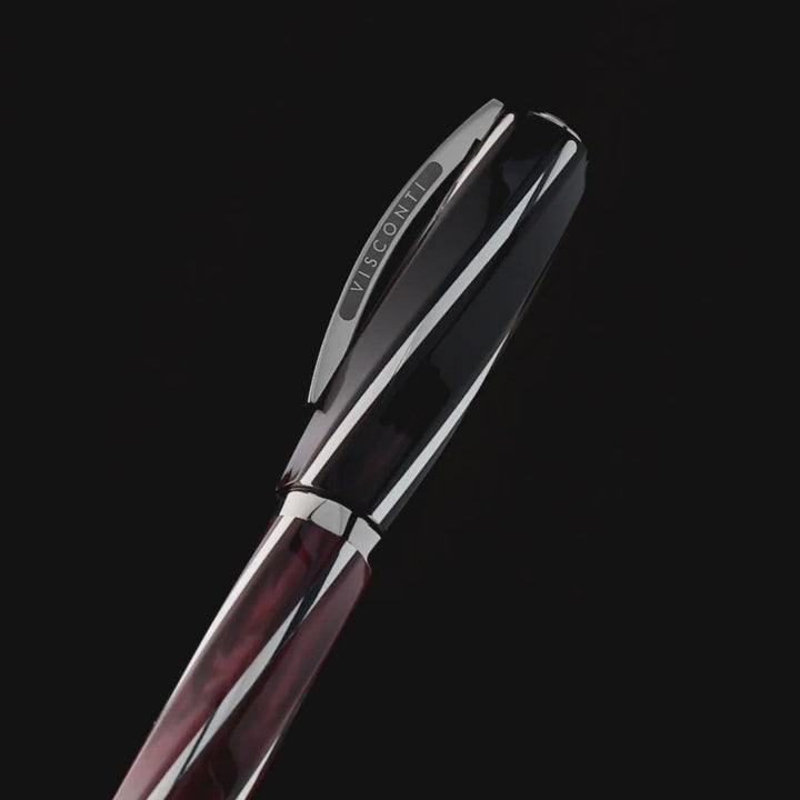 Visconti Divina Elegance Bordeaux - Oversize Fountain Pen (14k nib)