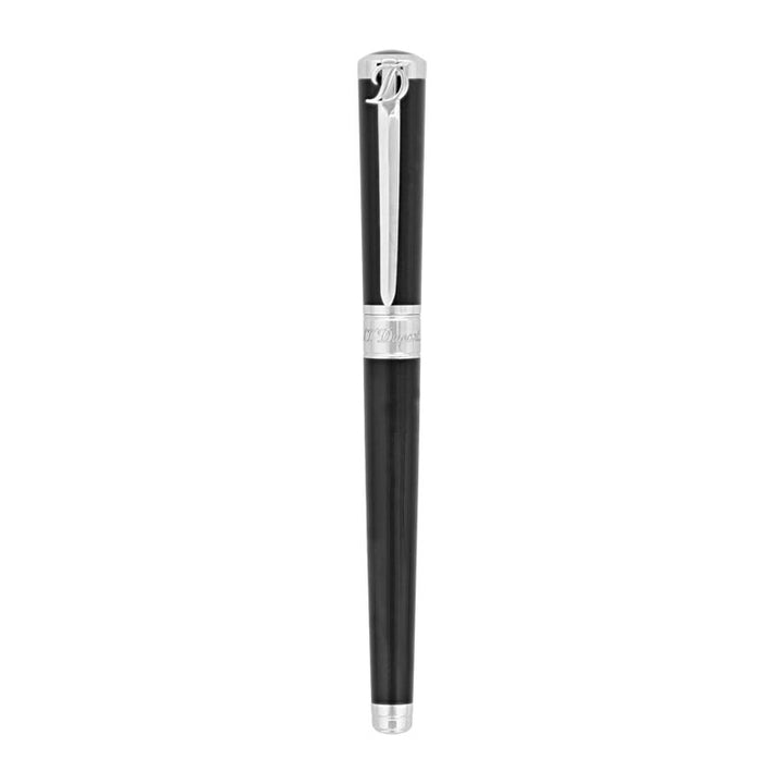 S.T. Dupont Sword Fountain Pen - Black and Palladium