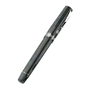 Armando Simoni Club Bologna Extra Arco Verde Silver Trim Fountain Pen