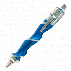 Michael's Fatboy Arcangelo Ballpoint Pen Blue-Silver