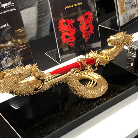 S.T. Dupont Haute Creation Double Dragon Fountain Pen - Exclusive Edition