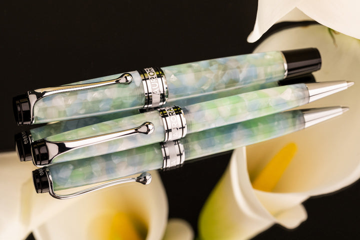 Aurora Optima Ballpoint - Caleidoscope Luce Verde