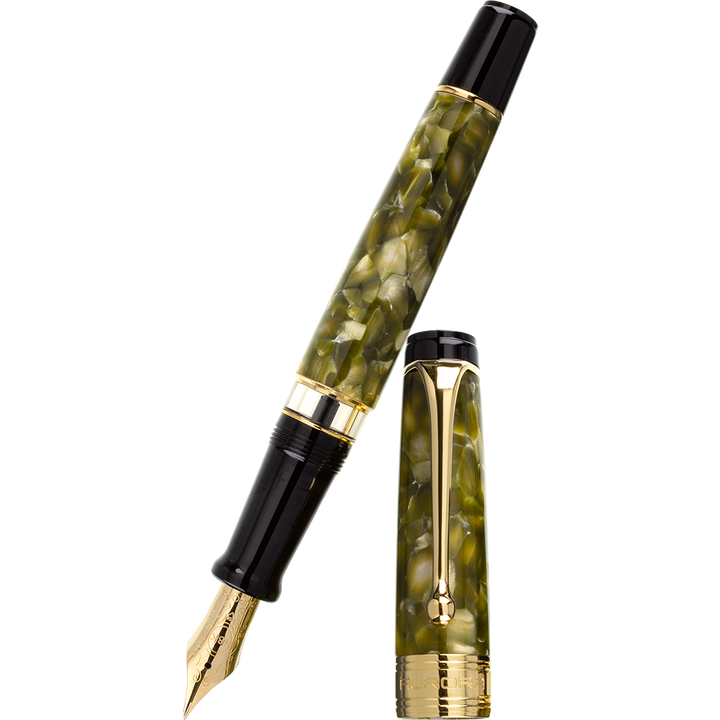 Aurora Optima Fountain Pen -  Oliva