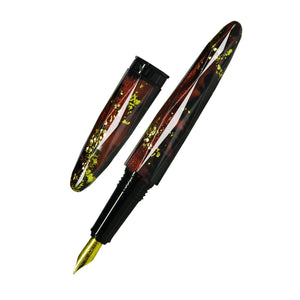 Benu Briolette Fountain Pen - Terra Gold