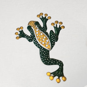 The Pleasure of Writing Engraved Cards - Frog  (6ct)