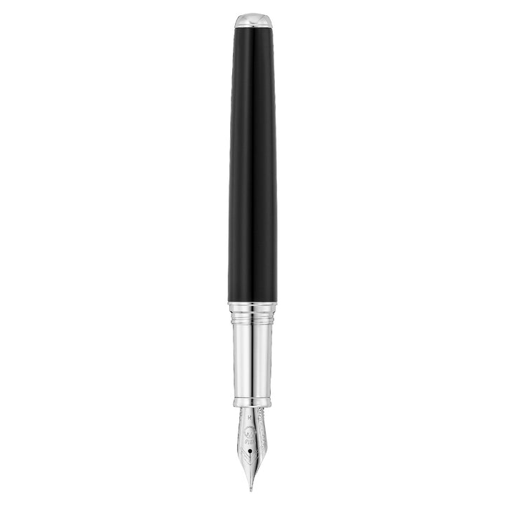 Waldmann Grandeur Fountain Pen - Black - 18K Gold