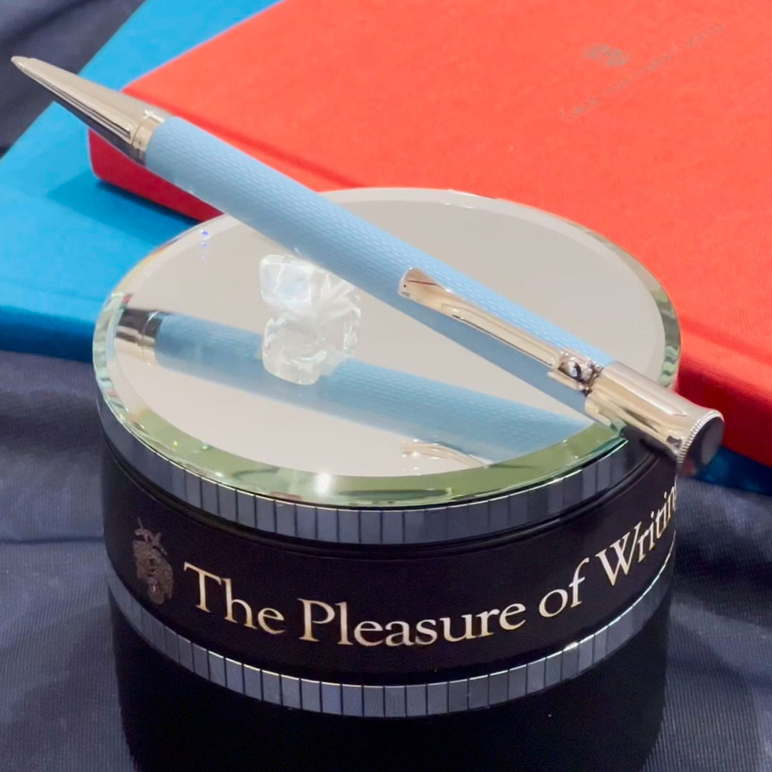 Graf von Faber-Castell Guilloche Gulf Blue Ballpoint