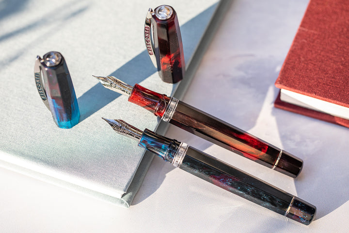 Visconti Medici Astral Fountain Pen - Stellar Red