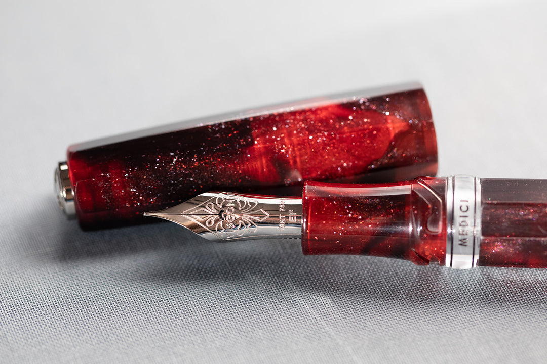 Visconti Medici Astral Fountain Pen - Stellar Red