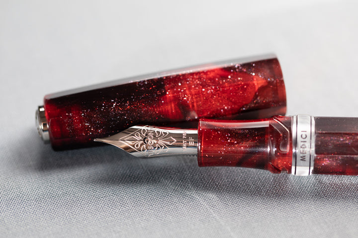 Visconti Medici Astral Fountain Pen - Stellar Red