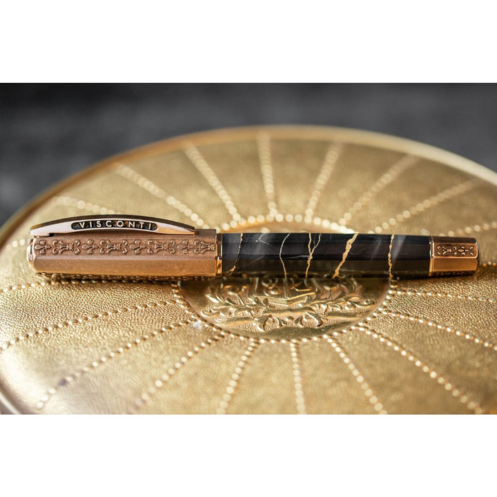 Visconti il Magnifico Fountain Pen - Black Marble