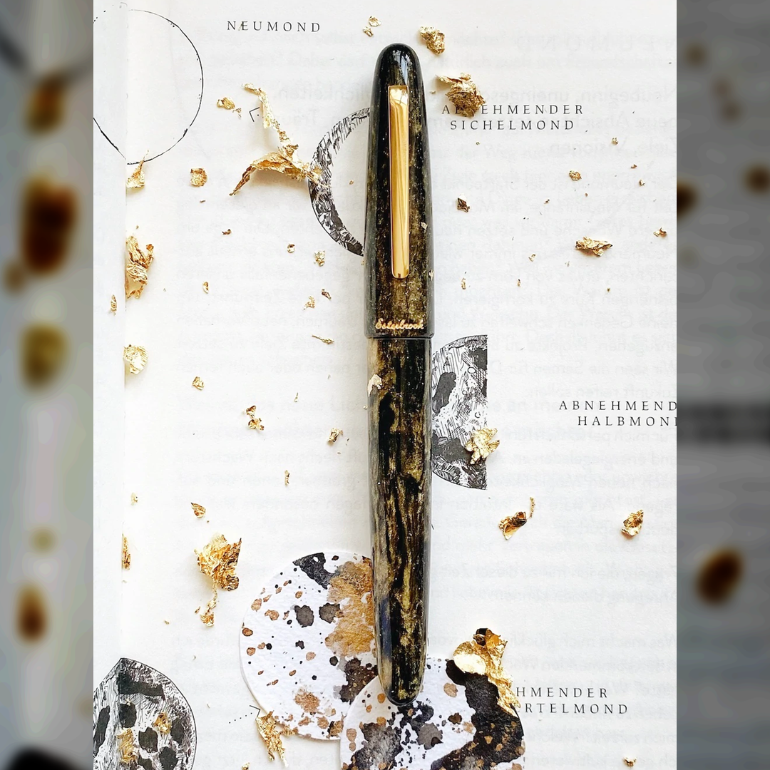 Esterbrook Estie Fountain Pen - Gold Rush Prospector Black